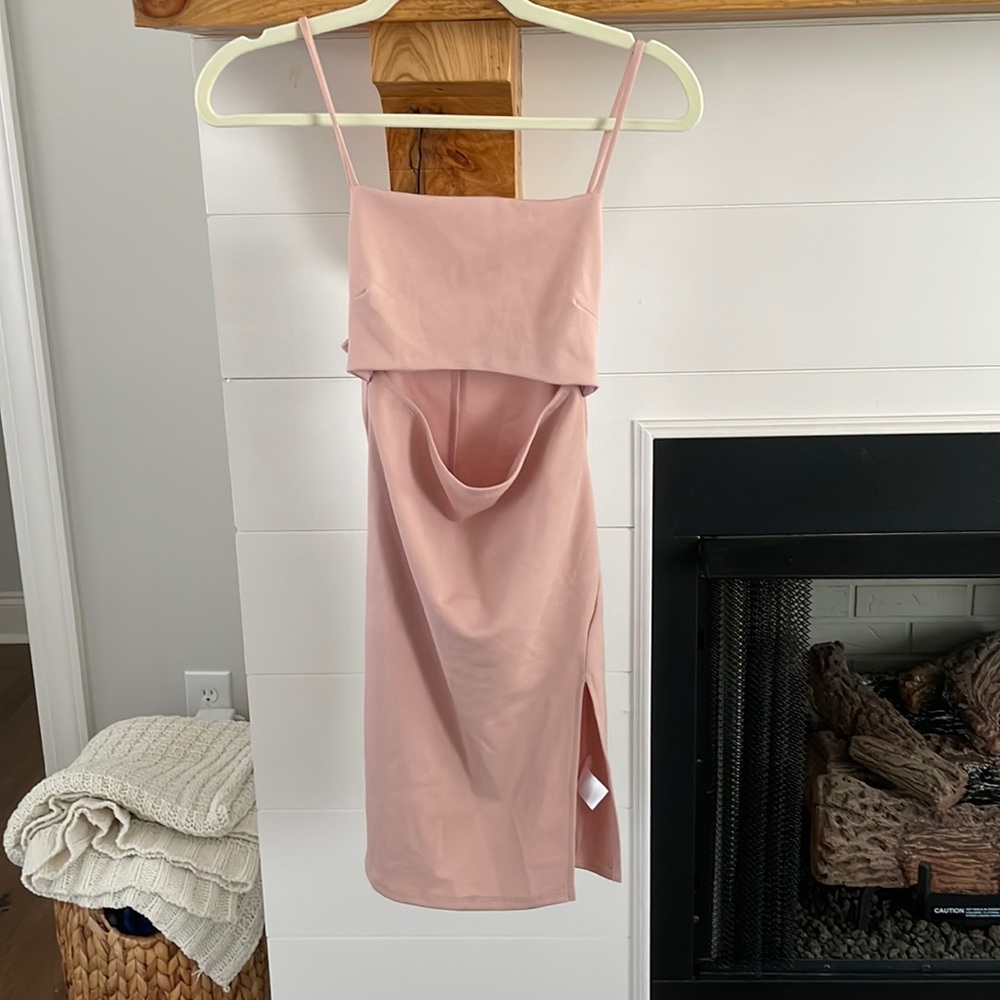 Dusty Pink Bodycon Dress